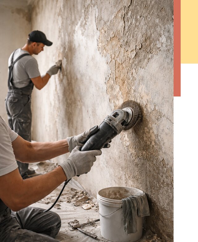 Снятие и удаление краски со стен в Анапе от 2181 руб. — ОТДЕЛОЧНИК-Нпа