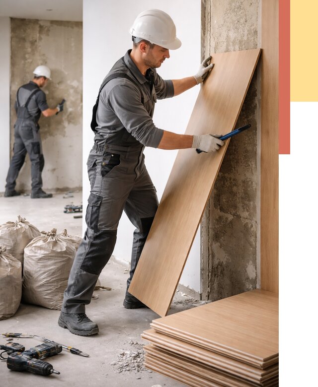 Демонтаж стеновых панелей в Анапе от 3634 руб. за м² быстро и недорого | ОТДЕЛОЧНИК-Нпа