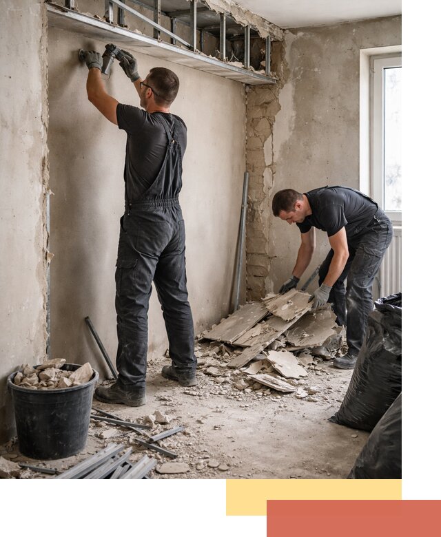 Демонтаж короба из гипсокартона в Анапе быстро и аккуратно