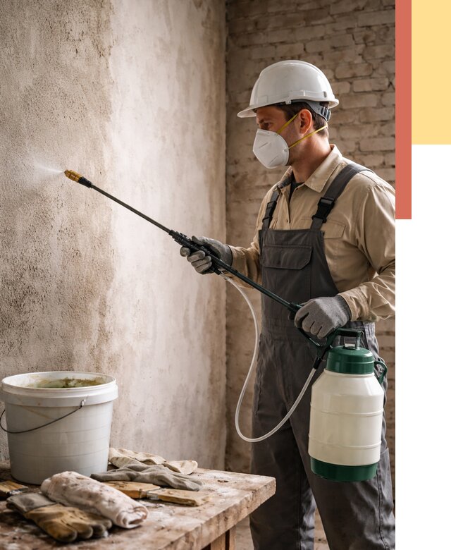 Антисептическая обработка стен в Анапе от 1246 руб. — быстро и недорого | ОТДЕЛОЧНИК-Нпа