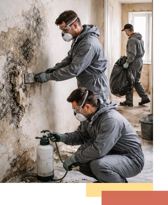 Удаление плесени со стен профессионально в Анапе