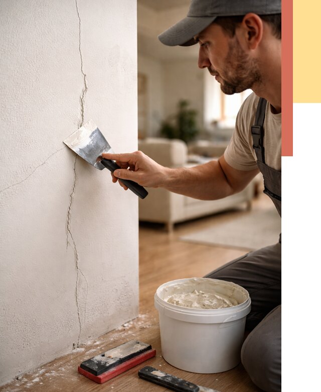 Заделка трещин и сколов в Анапе от 2544 руб. — быстро и недорого | ОТДЕЛОЧНИК-Нпа