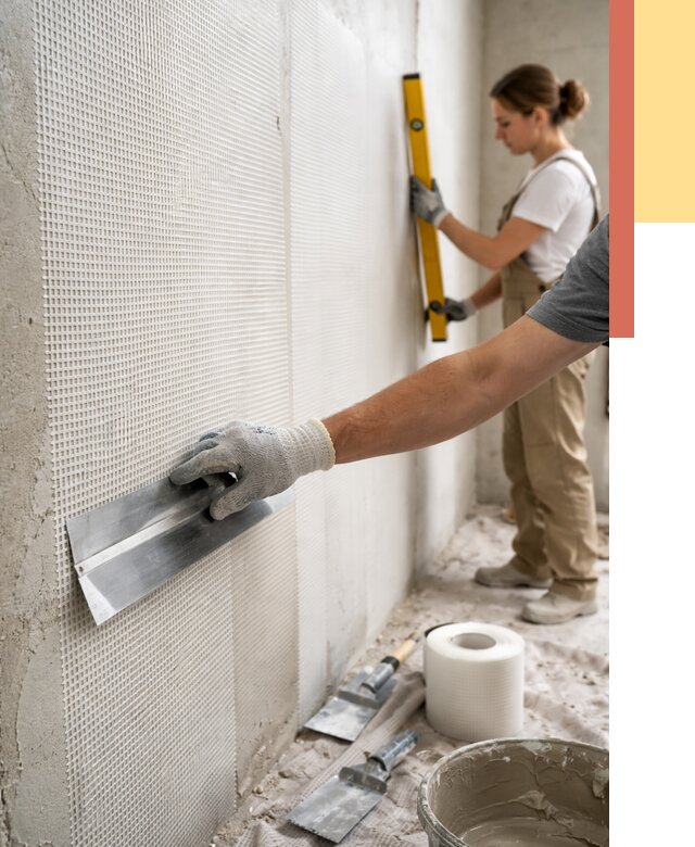 Армирование стен стеклосеткой в Анапе от 3323 руб. под ключ | ОТДЕЛОЧНИК-Нпа