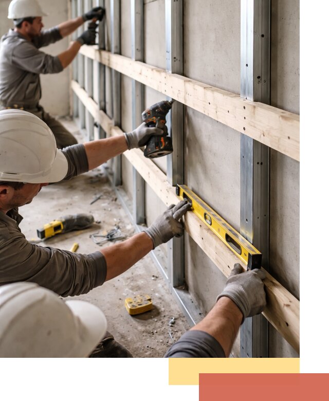 Устройство обрешетки под панели в Анапе