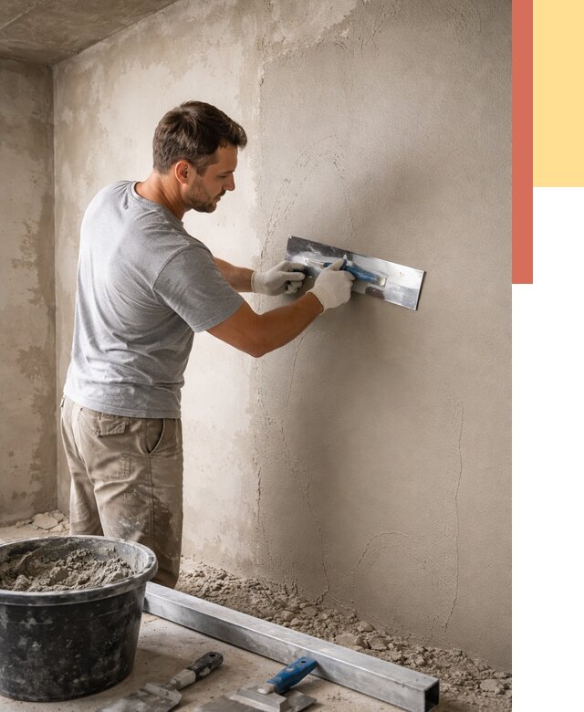 Штукатурка стен без маяков в Анапе от 7476 руб/м2 — услуги и цена | ОТДЕЛОЧНИК-Нпа