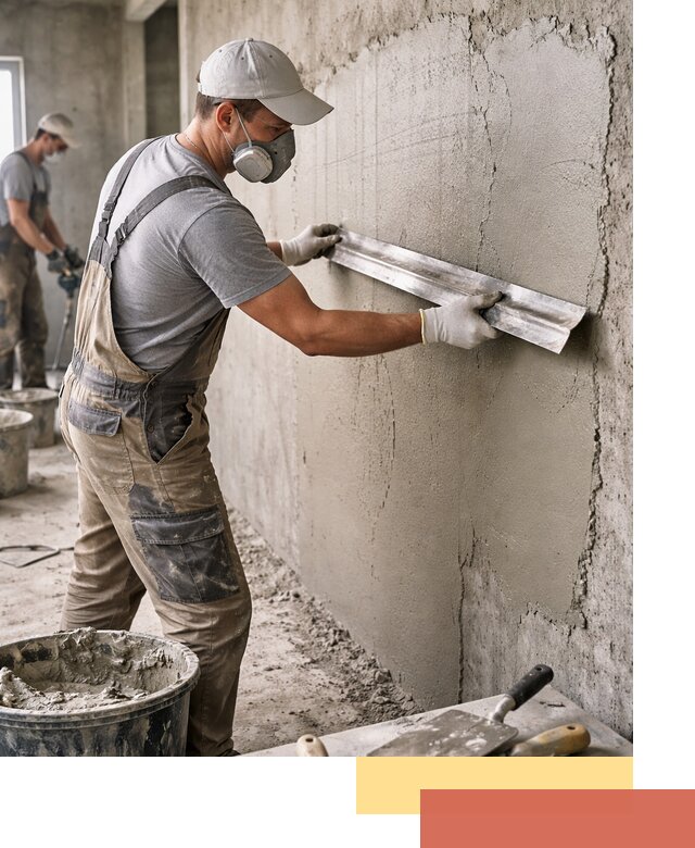 Штукатурка бетонных стен в Анапе качественно и долговечно