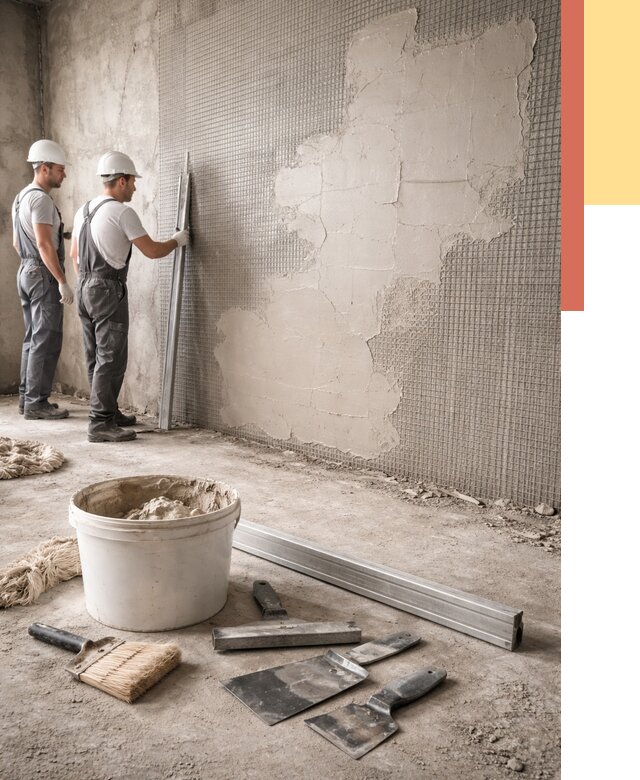 Штукатурка стен по сетке в Анапе от 5711 руб./м2 — быстро и недорого | ОТДЕЛОЧНИК-Нпа