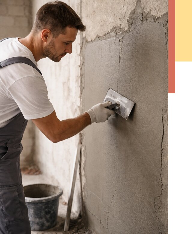 Штукатурка стен под плитку в Анапе от 4361 руб./м2 — выравнивание под плитку | ОТДЕЛОЧНИК-Нпа