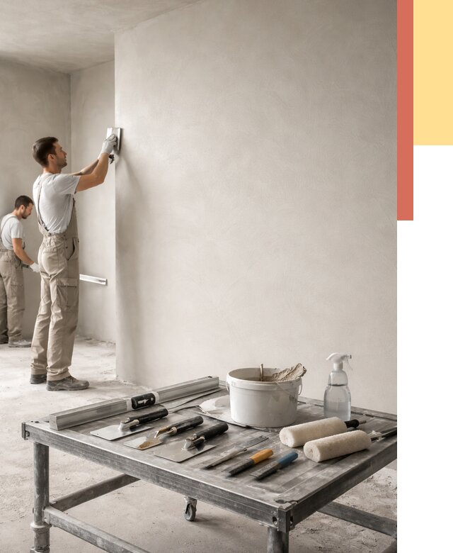 Штукатурка стен под покраску в Анапе от 4673 руб./м² — качественно и недорого | ОТДЕЛОЧНИК-Нпа