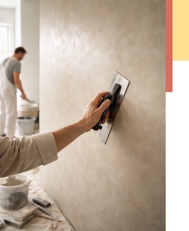 Венецианская штукатурка в Анапе от 3634 руб/м² — нанесение стен под ключ | ОТДЕЛОЧНИК-Нпа