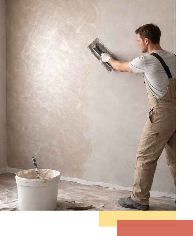 Декоративная штукатурка «Мокрый шелк» под ключ в Анапе