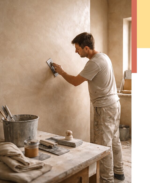 Марокканская штукатурка таделакт в Анапе под ключ от 4361 руб. | ОТДЕЛОЧНИК-Нпа