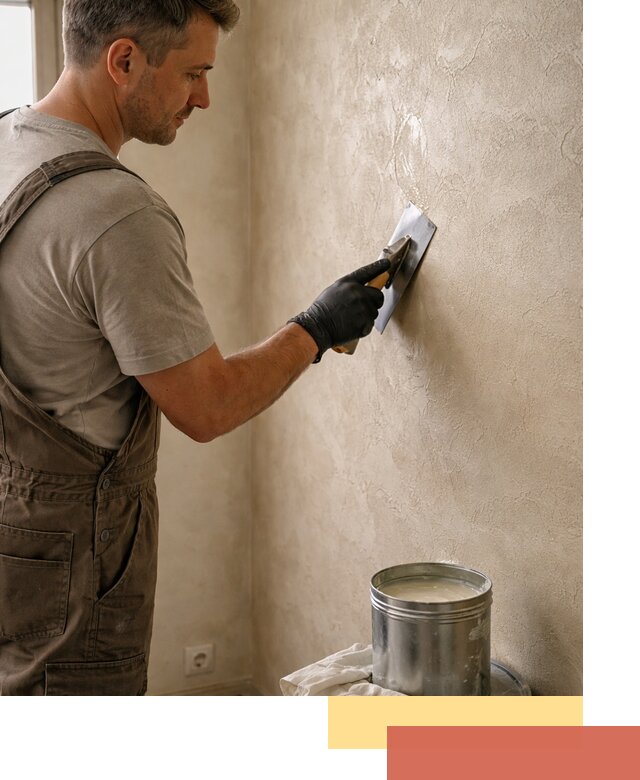 Нанесение воска на штукатурку в Анапе для защиты и блеска