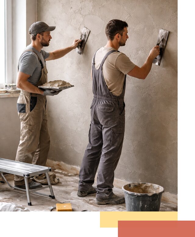 Ремонт декоративной штукатурки и восстановление фактуры в Анапе