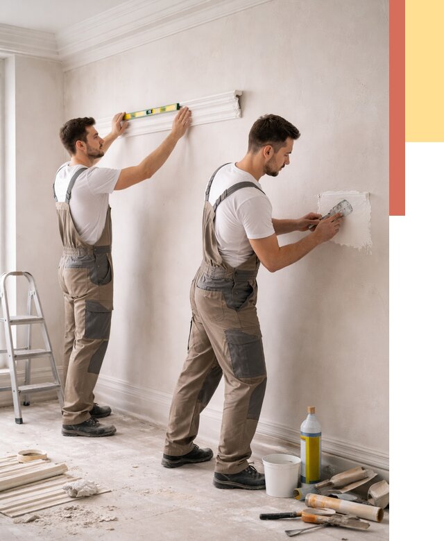 Монтаж лепнины на стены в Анапе от 4673 руб. — недорого, быстро | ОТДЕЛОЧНИК-Нпа