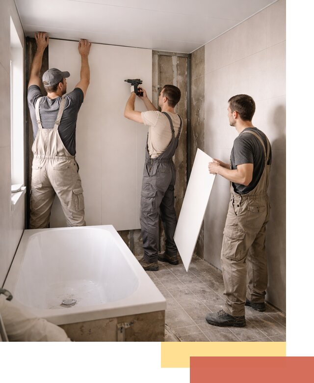 Отделка ванной панели ПВХ профессионально в Анапе