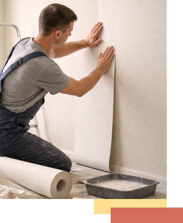 Поклейка флизелиновых обоев в Анапе качественно и быстро