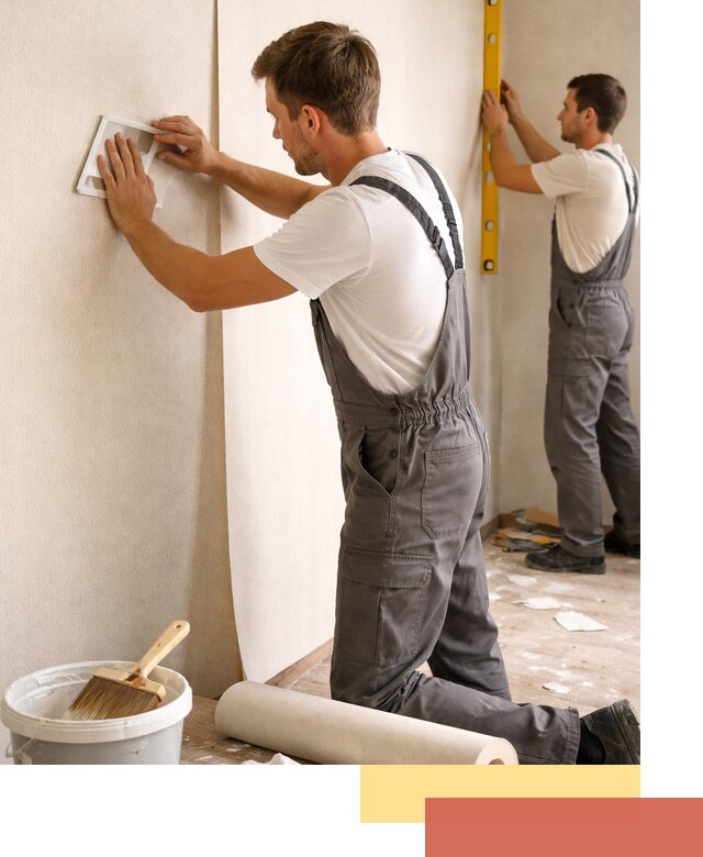 Поклейка бумажных обоев в Анапе качественно и недорого