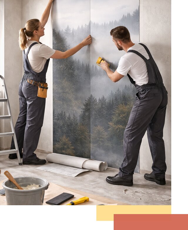 Поклейка фотообоев профессионально в Анапе под ключ