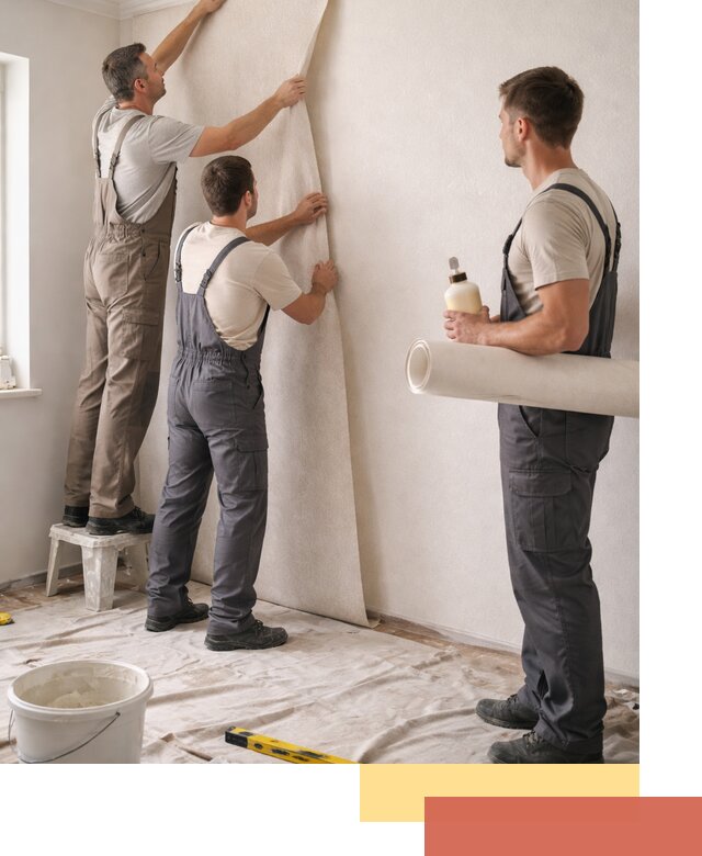 Оклейка стен обоями в Анапе — качественно и профессионально