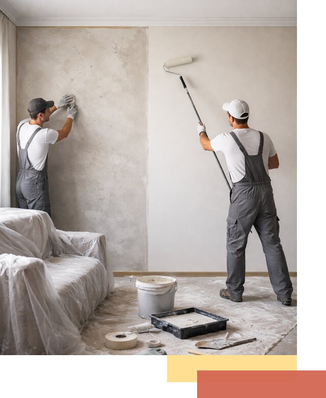 Покраска стен антивандальной краской в Анапе