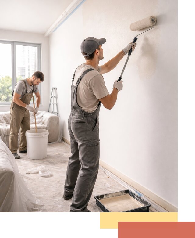 Покраска стен в офисе в Анапе — быстрый и качественный ремонт