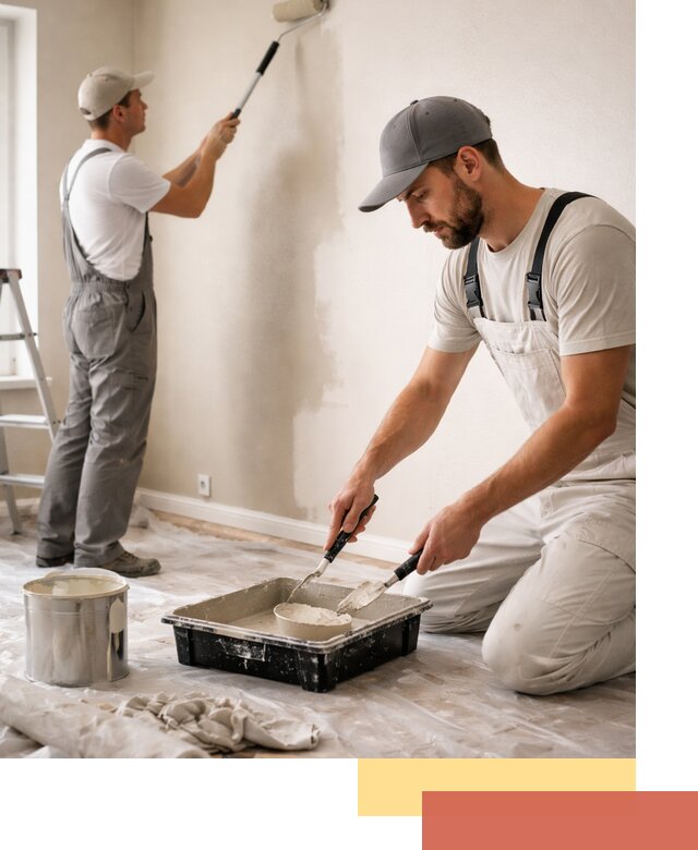 Покраска стен в квартире в Анапе — профессионально и аккуратно