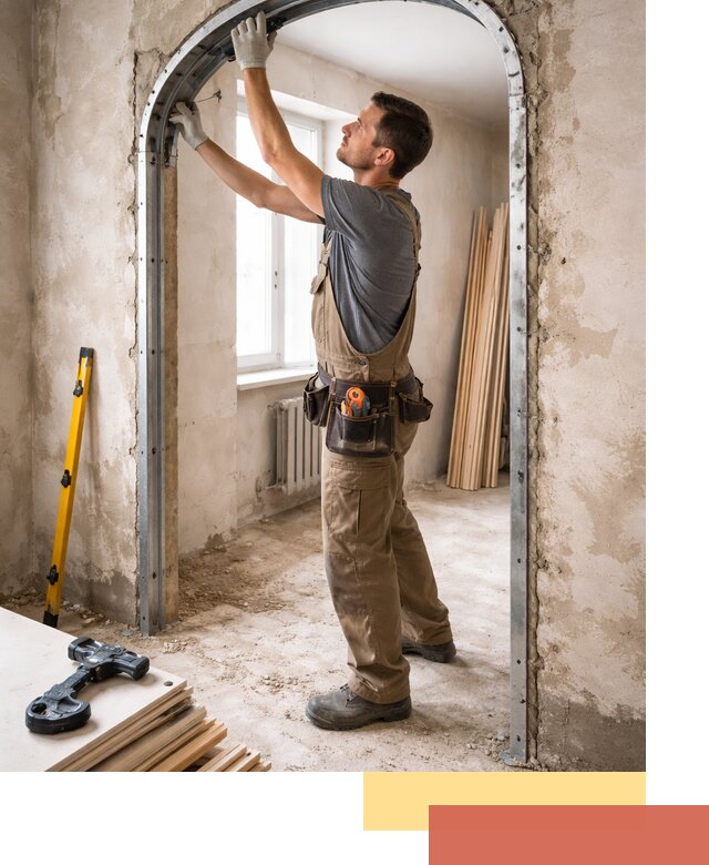 Устройство арочного проема в Анапе под ключ