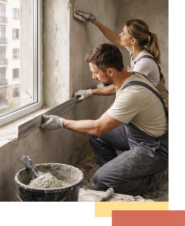 Штукатурка откосов дверей и окон профессионально в Анапе