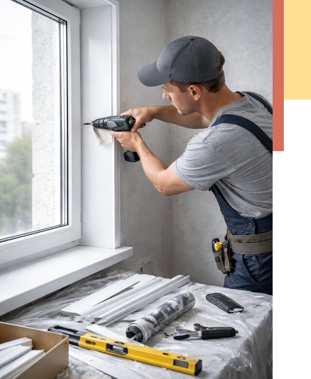 Установка пластиковых откосов в Анапе от 2336 руб. | ОТДЕЛОЧНИК-Нпа монтаж, быстро и недорого