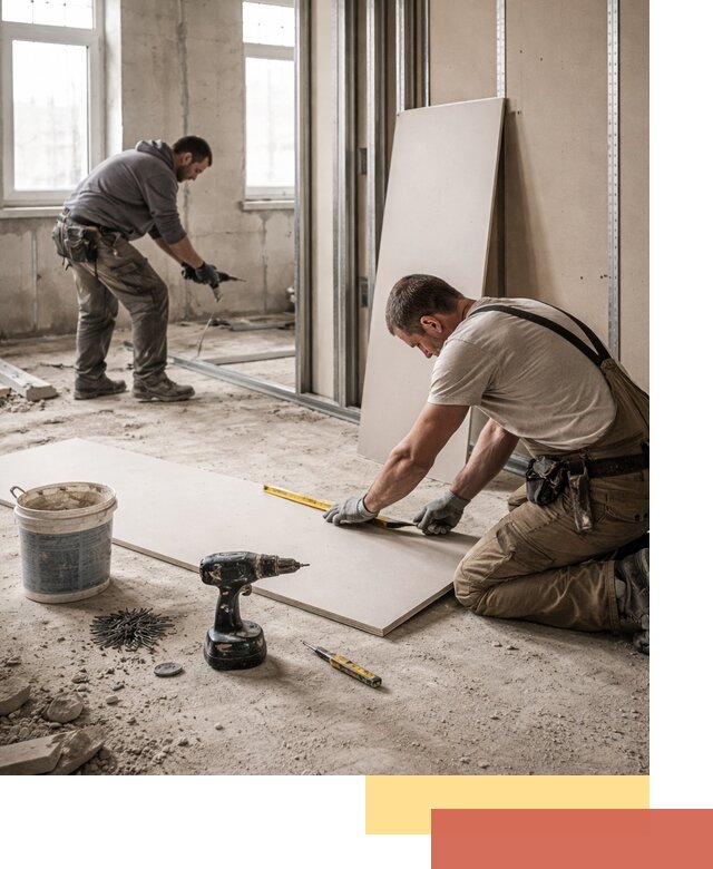 Кладка перегородок из ПГП под ключ в Анапе