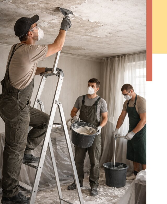 Удаление побелки с потолка в Анапе от 2596 руб. быстро и недорого | ОТДЕЛОЧНИК-Нпа