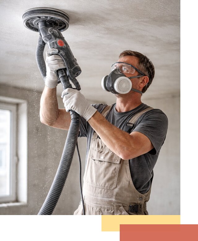 Шлифовка потолка в Анапе — качественная подготовка под отделку