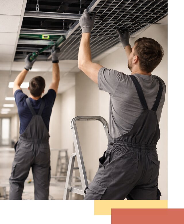 Монтаж потолка Грильято в Анапе: установка под ключ качественно