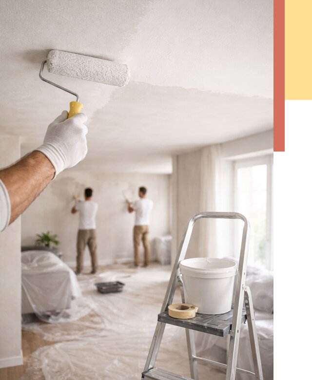 Покраска потолка акриловой краской в Анапе от 2596 руб. | ОТДЕЛОЧНИК-Нпа