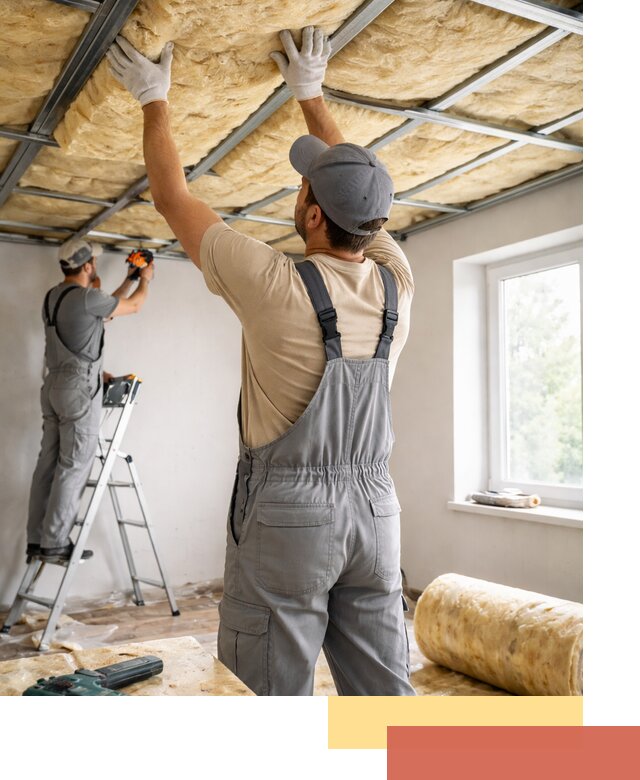 Утепление потолка под ключ в Анапе качественно и быстро