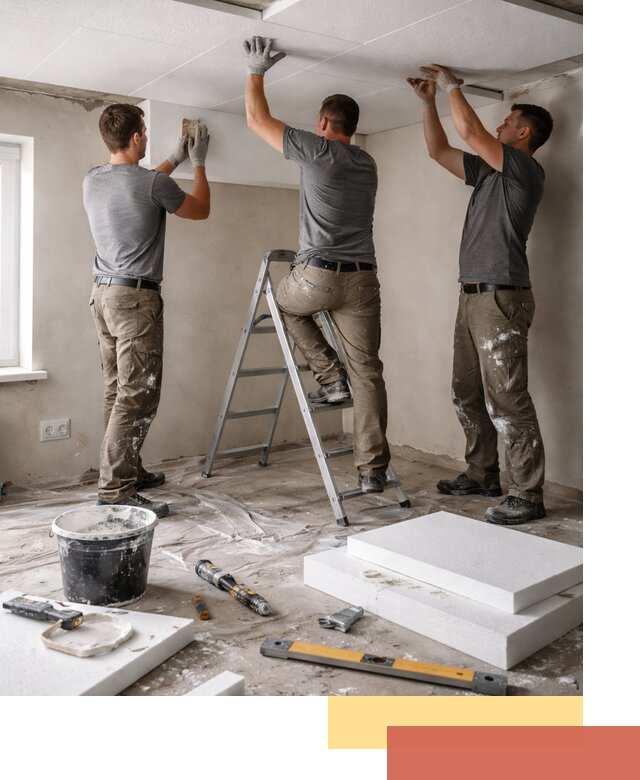 Утепление потолка пенопластом в Анапе быстро и качественно